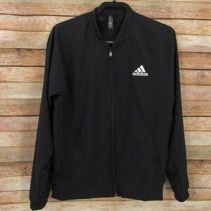 Adidas Aeroready Black Zipper Front Jacket Unisex M